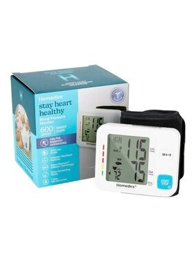 New in Box Homedics Wrist Cuff 600 Series Blood Pressure Monitor